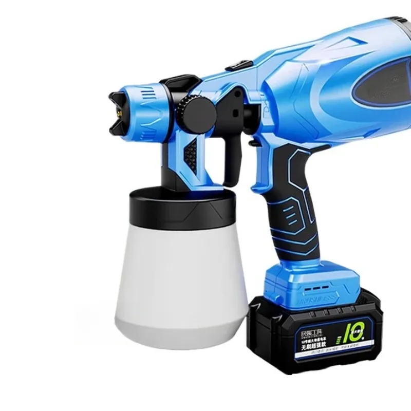 

Electric paint Lithium battery rechargeable household small latex paint spray Paint spraying machine