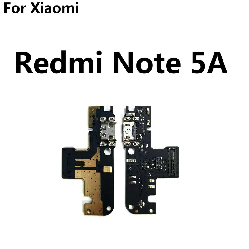 New Micro usb charge charging board & microphone flex Cable For Xiaomi Redmi 5 5A Plus Note 5 5A phone Repair parts