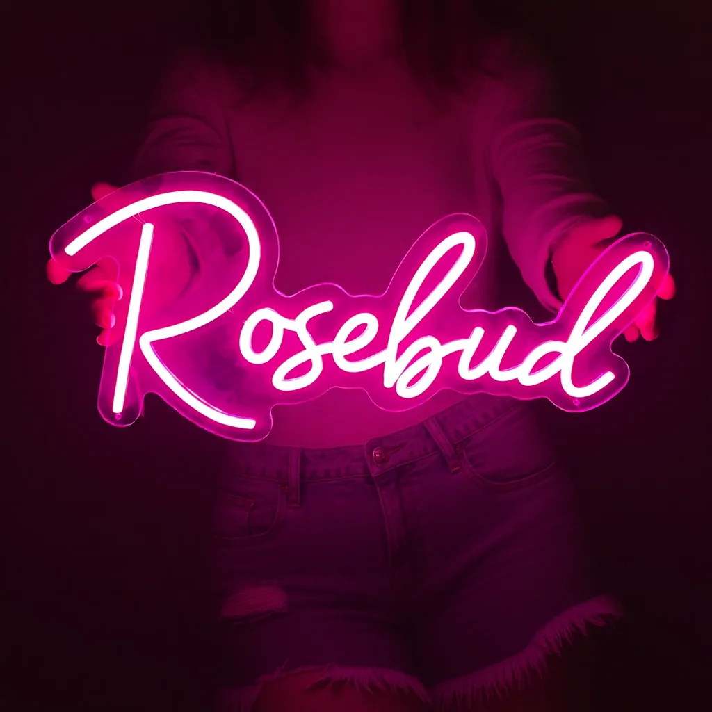 Custom Neon Sign Kids Name Neon Signs Acrylic Birthday Logo Personalized LED Lights Gifts Family Home Bedroom Wedding Wall Decor