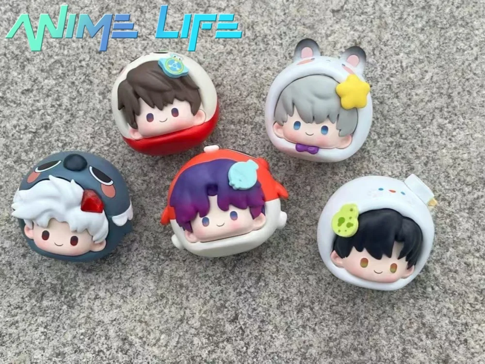 Xavier Zayne Rafayel Sylus Caleb Mini Figur Spiel Liebe und Deepspace Figur Puppe Modell Spielzeug Anime Cosplay Geschenk Niedlich