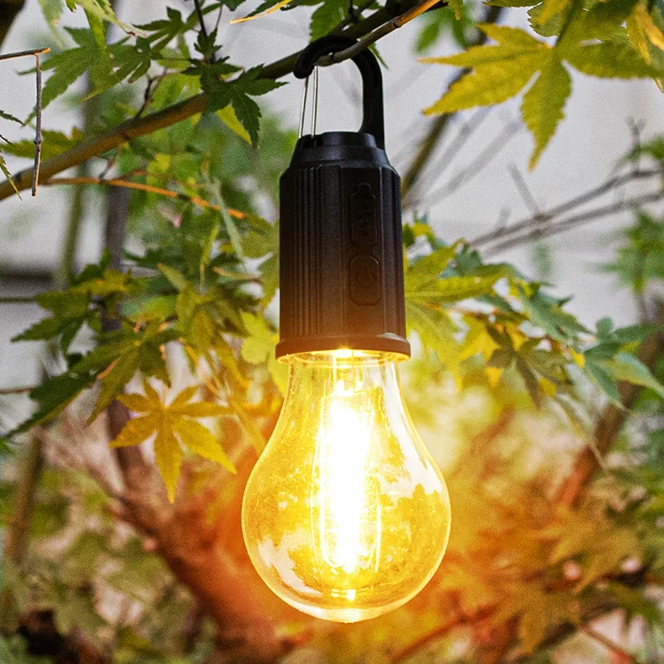 LED Camping Light Type-C USB Rechargeable Waterproof 400mAh 100LM