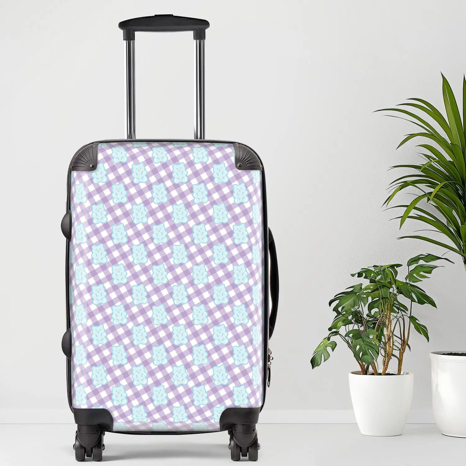 

Gummy Bear Luggage, 20/24/28 Inch Luggage, Carry-On, Custom Luggage, Luggage Set, Suitcase, Travel, Vacation, Cabin Suitcase, Cu