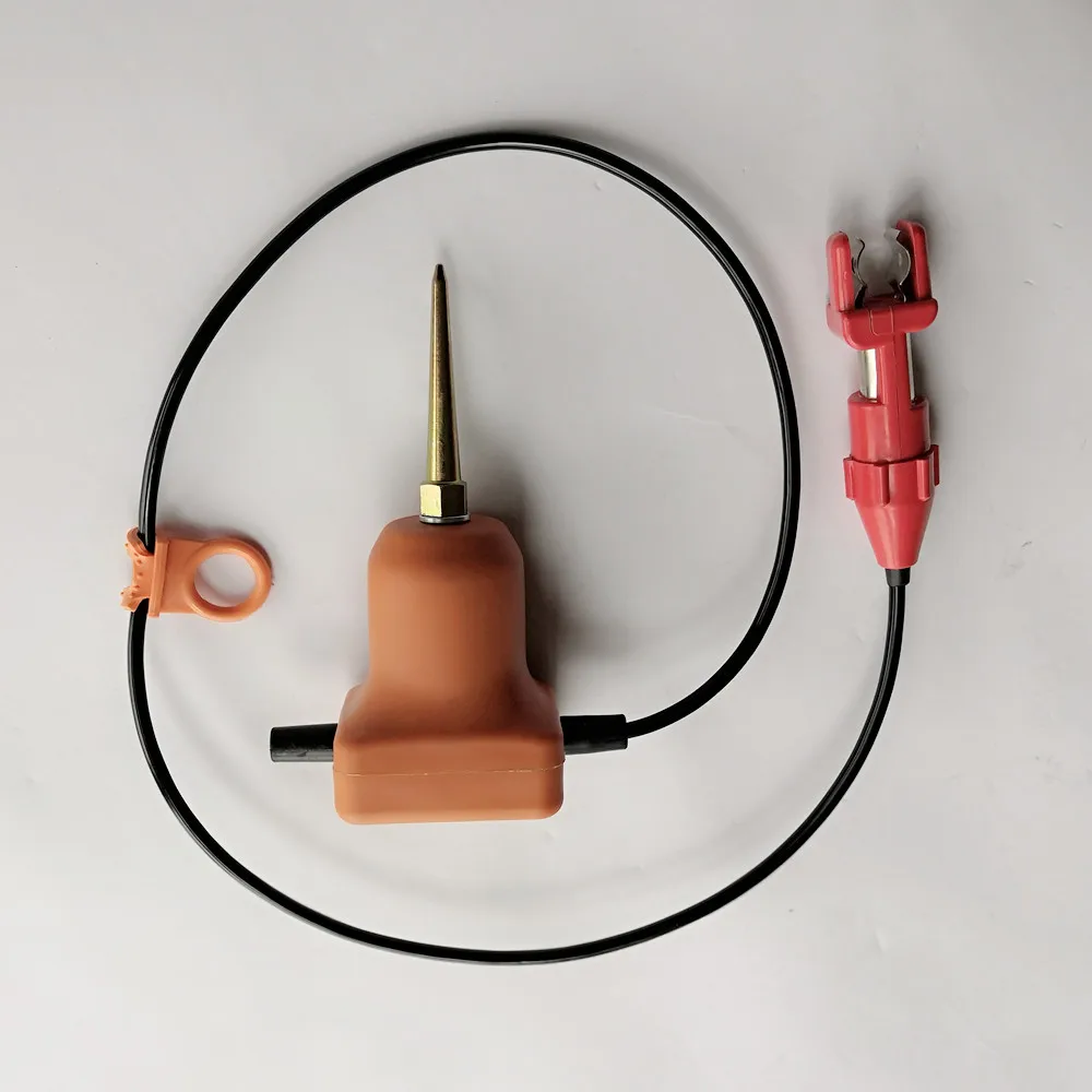 Single EG-2-II Geophone 2Hz Vertical Terminated with Split Spring Connector High Sensitivity Seismic 2 Hz Geophone