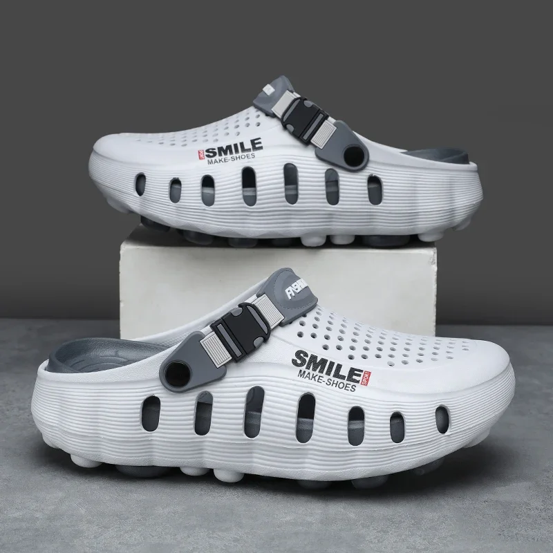 Sommer Herren Pantoffeln Sandalen Flip-Flops Clogs Weiche Sohle Unisex Outdoor Strand EVA Slides Clogs Badezimmer Bad Flache Schuhe – Detail 5