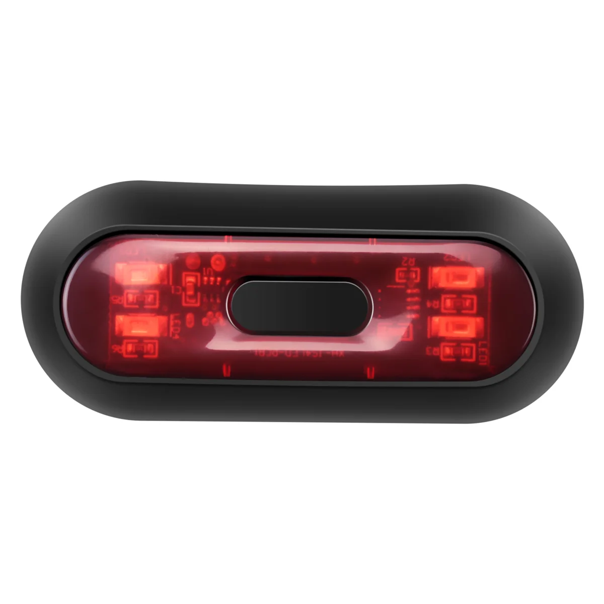 LED Helmet Light,Motorcycle Helmet Brake Light Rechargeable Bike Rear Red Safety Warning Light for Night Riding