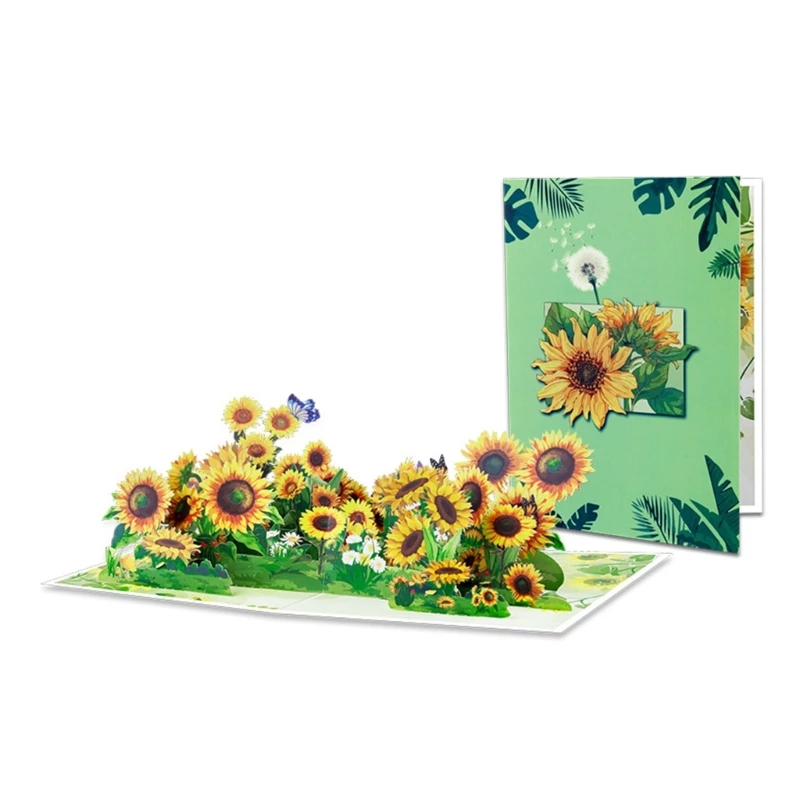 Elegant 3D Greeting Card with Intricate Designs Elegant Crafts 3D Congraduation Greeting Card with Flower Embellishment