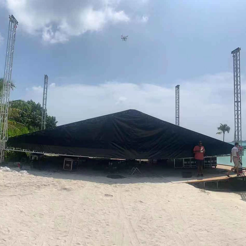 Used Aluminum Milos Trusses Compatible Performing /advertising Stage Truss Roof