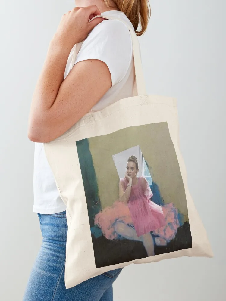 Ballerina Villanelle Tote Bag shopping cart bags foldable reusable bag Canvas Tote Bag