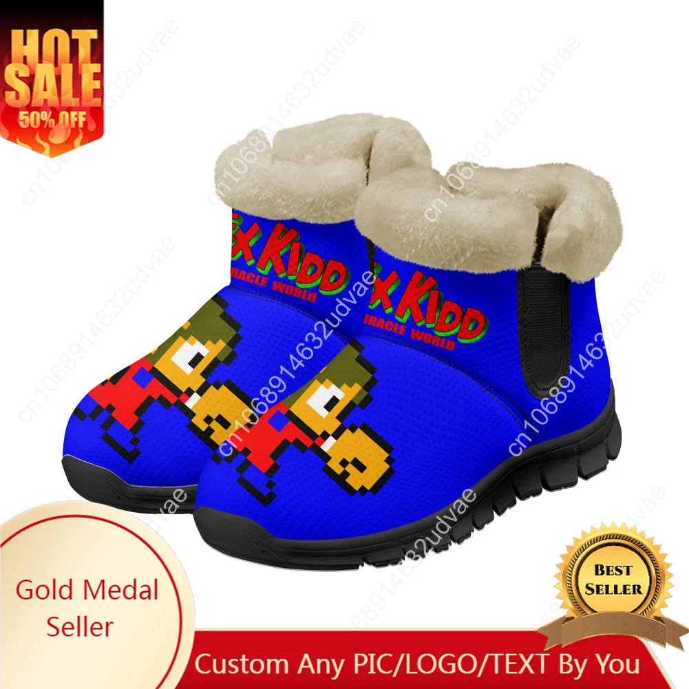 

Alex Kidd Snow Boots Mens Womens Teenager Shoes Keep Warm High Quality Casual Lightweight Couple Sports Custom Sneakers