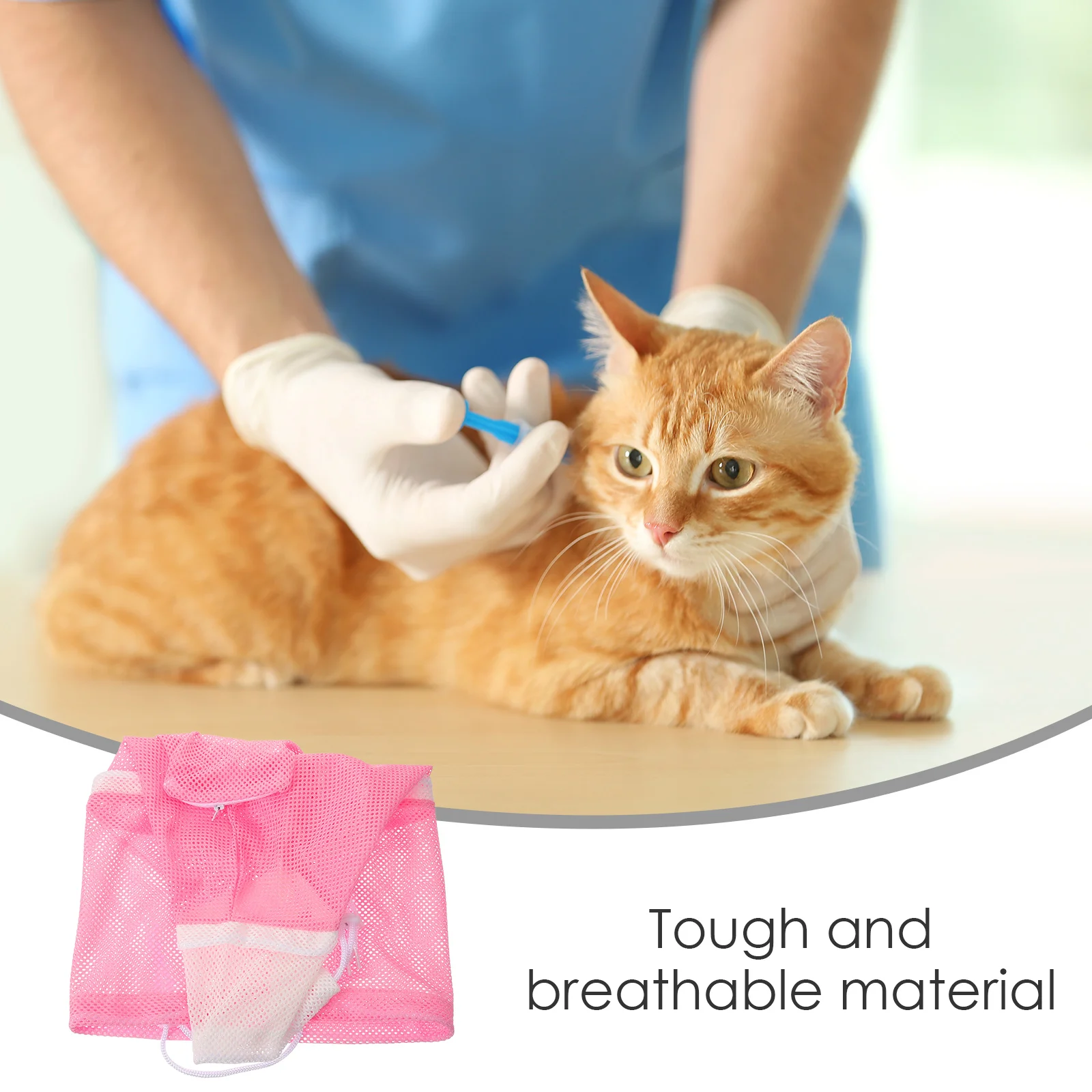 

Grooming Bag Cat Grooming Bag Mesh Bag Pet Bathing Bag Cat Bathing Bag Pet Supplies