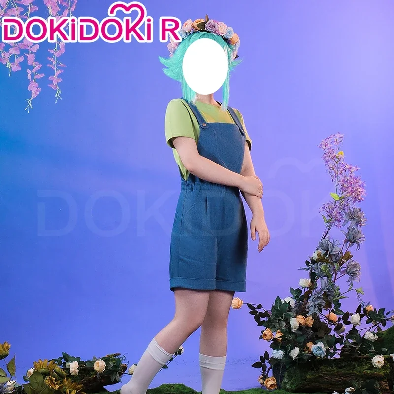 EN STOCK, disfraz de albahaca, juego OMORI Cosplay【S-2XL 】DokiDoki-R, disfraz bonito para hombres, pantalones de talla grande para Cosplay de albahaca