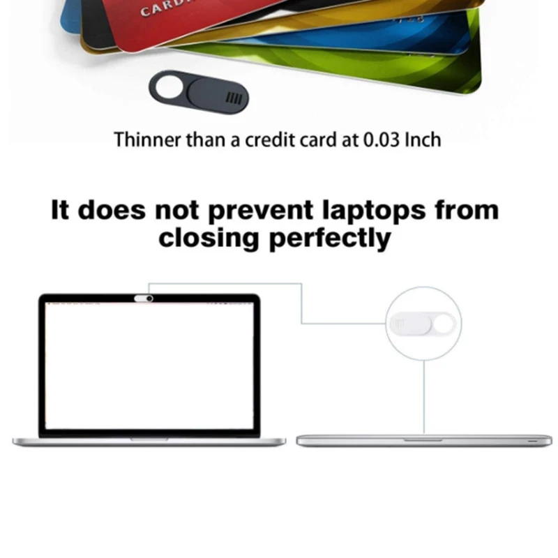 La nueva cubierta deslizante para cámara web de 9 piezas, bloqueador deslizante de cubierta para cámara de portátil con orificio redondo ultrafino para computadora MacBook Pro IMac PC