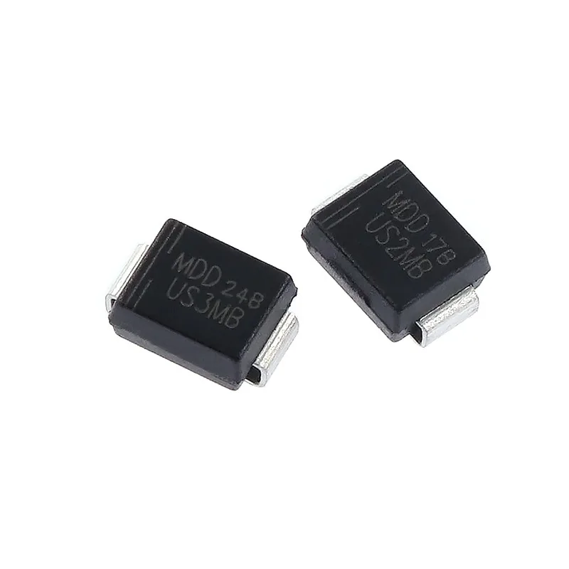 10 stücke smd ultras chnelle Wiederherstellung gleich richter dioden us2m us3m smb 2a 3a 1000v DO-214AA
