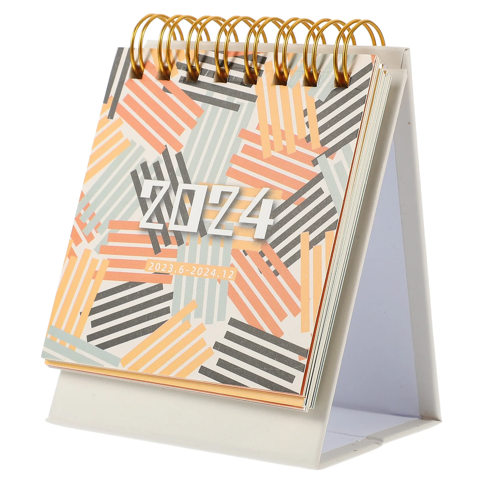 

Small Desk Calendar 2024 Standing Thick Page Desktop Calendar for Home Office Stylish Monthly Planner with Sturdy Base