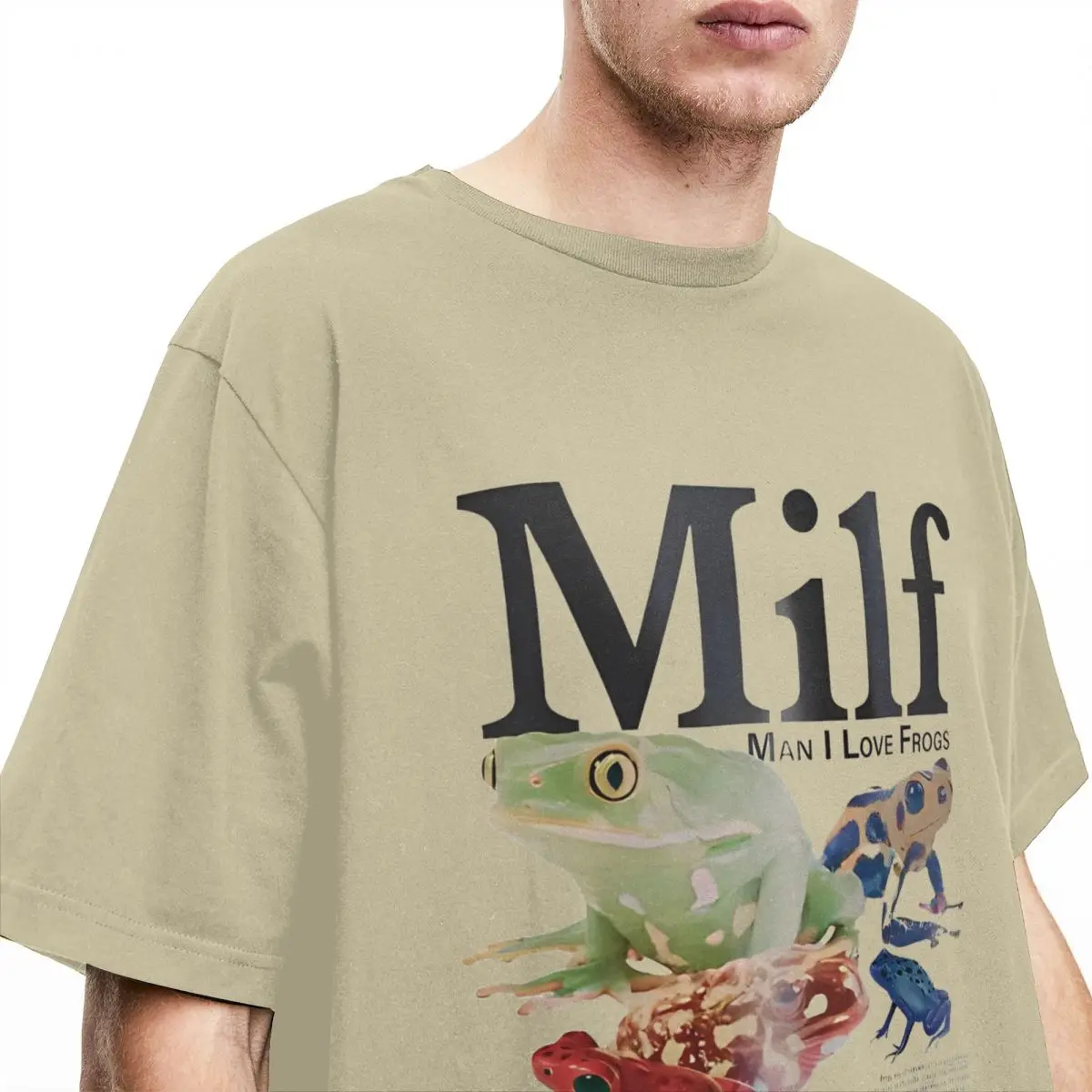 Men Women T-Shirt Milf Man I Love Frogs T Shirts Harajuku Active Summer Tee Shirt Awesome Custom DIY Cotton Tops Plus Size 5XL