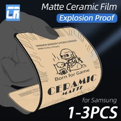 1-3PCS Matte Ceramic Screen Protectors for Samsung Galaxy A32 A42 A52 A72 M62 M51 M31S M21S A51 A71 A53 A50S A30S A20 Soft Film