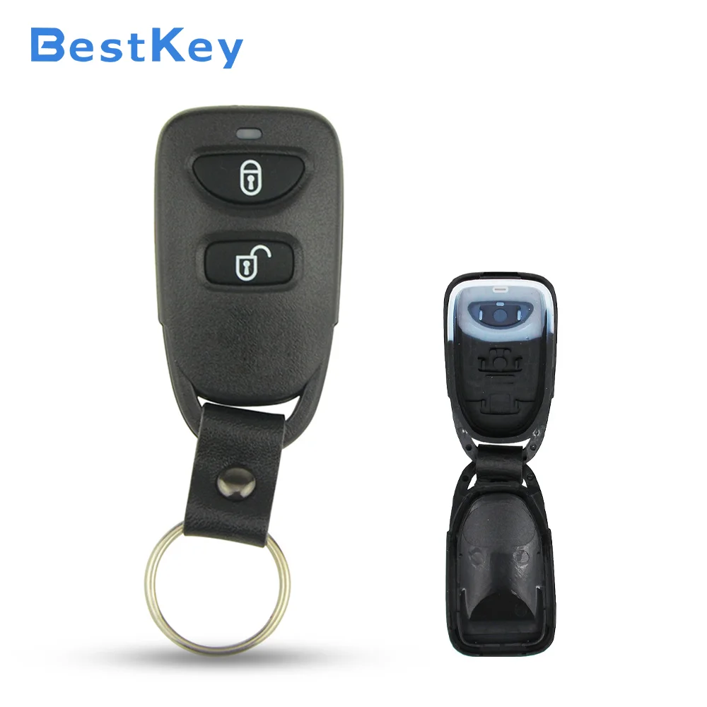 Best Key Shockproof Anti-Scratch Secure Remote Fob Shell 2 Button Chip Protection for Hyundai Tucson Accent 2005-2009