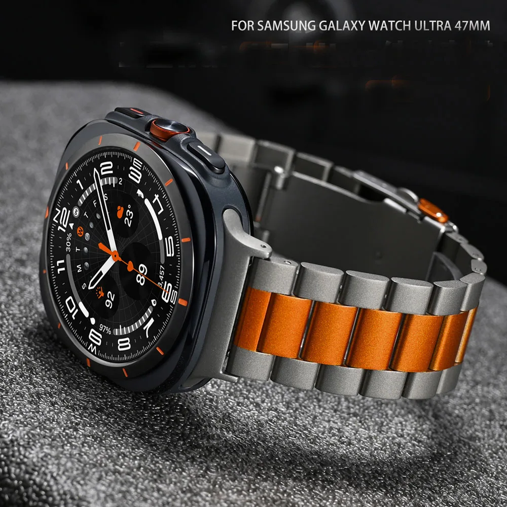 

Ремешок из титанового сплава для Samsung Galaxy Ultra Watch 7, 47 мм, металлический браслет для часов 8, 40/44/классический роскошный деловой ремешок Corre