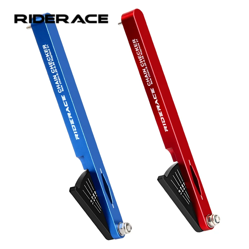 RIDERACE Bike Chain Gauge Measurement Checker MTB Road Cycling Repair Tools Bicycle Chain Wear Indicator Tool Multi-Functional
