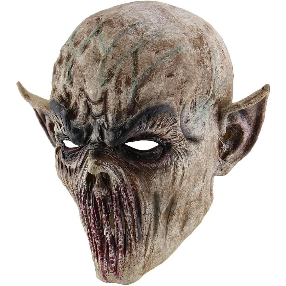 

Scary Halloween Mask Terror Ghost Devil Mask Dance Party Scary Biochemical Alien Zombie Caps Mask