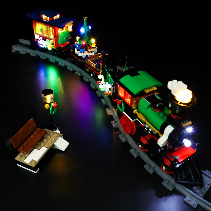 No Model LED Light Kit for Winter Holiday Train 10254