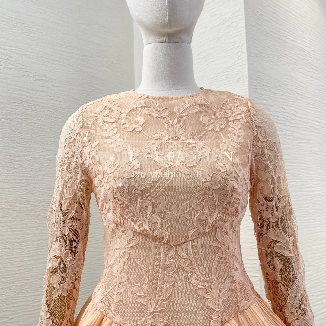 2025Midi Dresses for Women Long Sleeve High Quality As Picuture