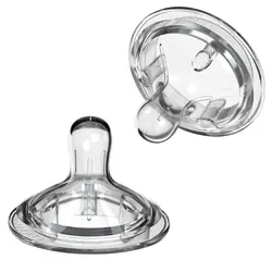 High-quality Wide Neck Liquid Silicone Nipple Baby Nipple Baby Feeding Silicone of Bottle Nipple 2PCS