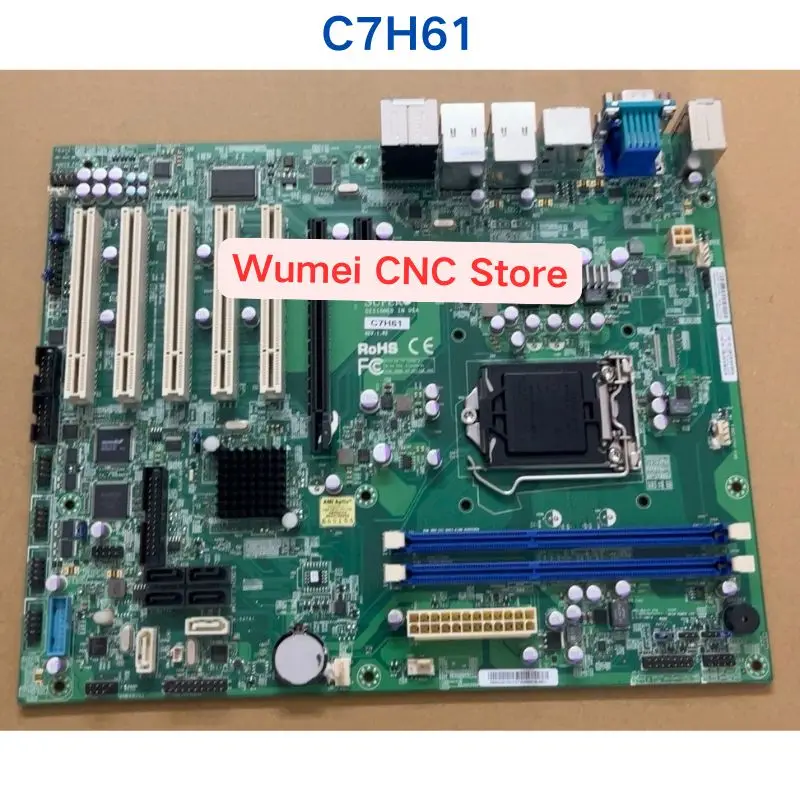 

Second-hand test OK For Supermicro Workstation Equipment Motherboard 1155-Pin C7H61 REV:1.02