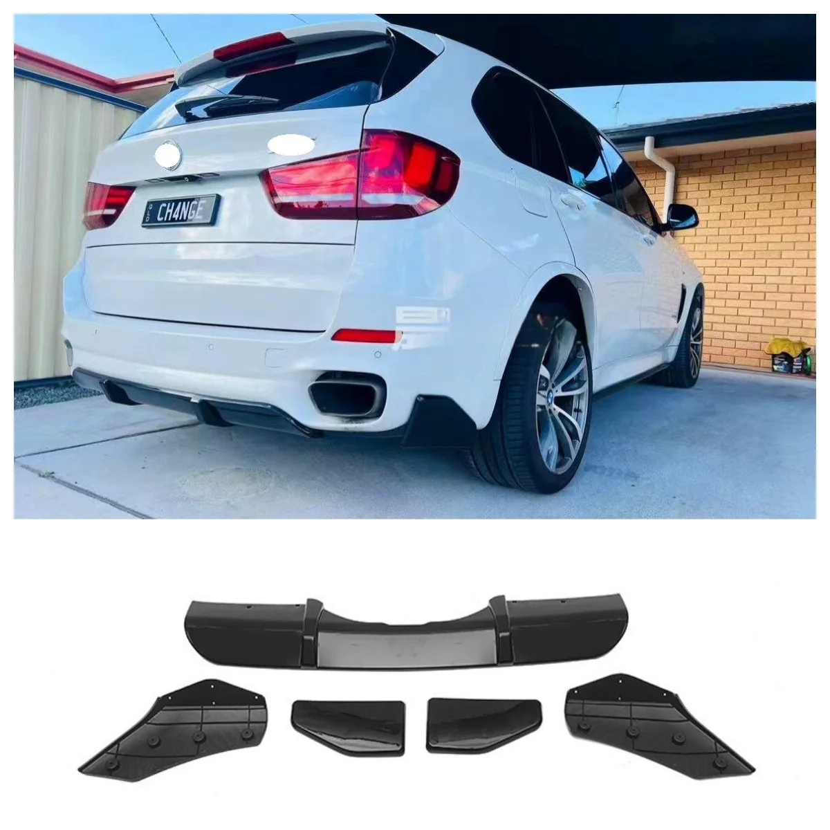 

Rear bumper spoiler For BMW For BMW X5 F15 MT 2013-2019