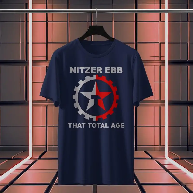 

Nitzer Ebb That Total Age Logo Funny T Shirt Size S 5Xl Made In Usa