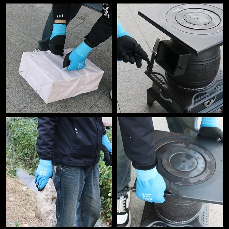 Winter Waterproof and Warm Mechanical Gloves, Suitable for Cold Weather, Low Temperature Resistant Winter Fishing