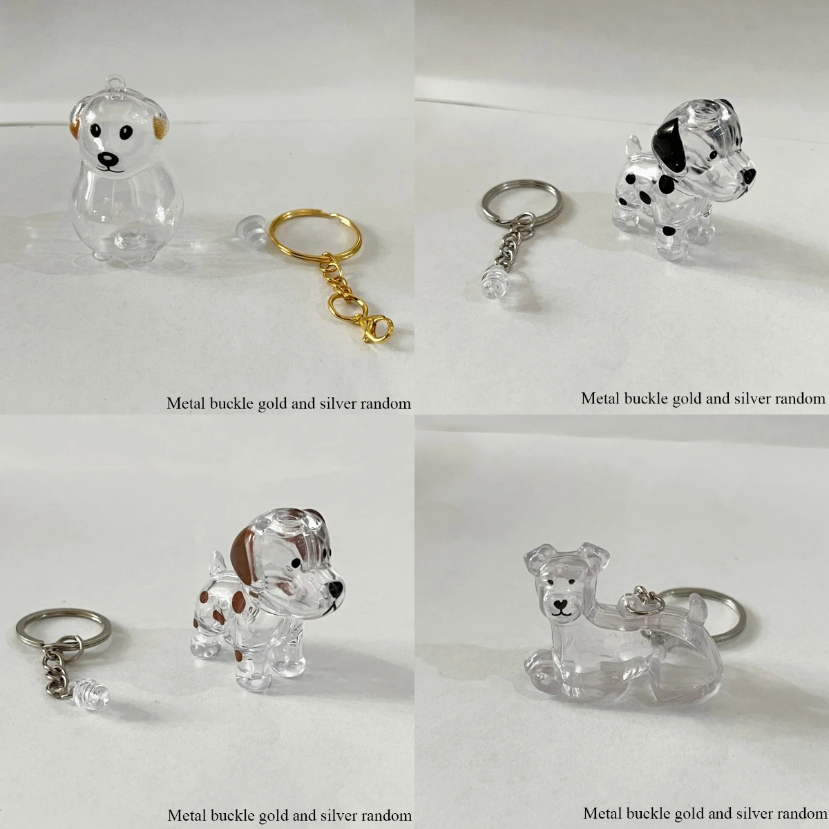

Pet Dog Fur Souvenir Memorial Puppy Hair Keychain Capsule Keepsake Storage Box Bag Pendant for Pet Lovers