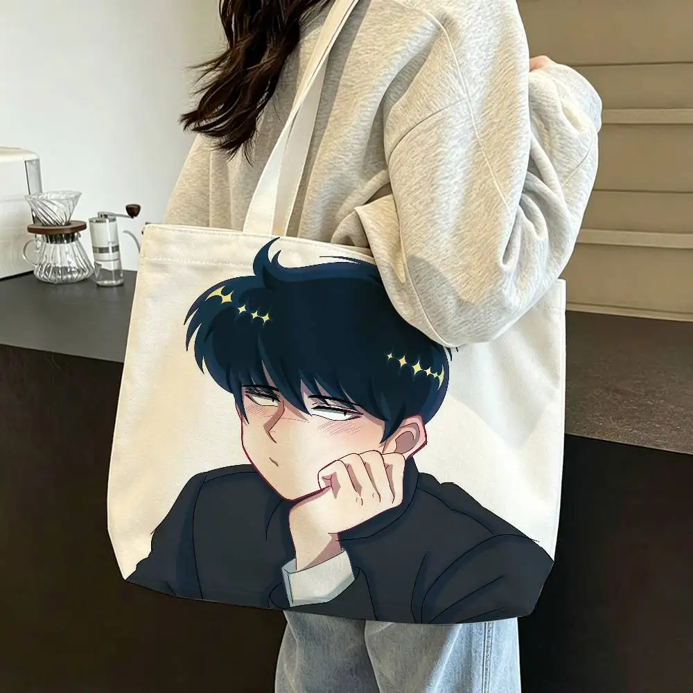 G-Go for it N-Nakamura Okuto Large Capacity Cotton Polyester Shoulder Tote Bag with Zipper
