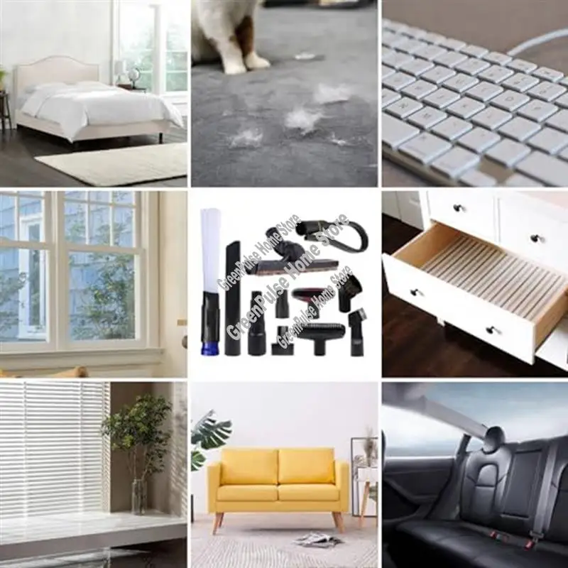 A69M-Universal 1 1/4 นิ้วชุดอุปกรณ์เสริมสูญญากาศสำหรับอุปกรณ์เสริมร้านค้าพร้อมแปรงสูญญากาศ,เครื่องมือช่องว่างที่ยืดหยุ่น