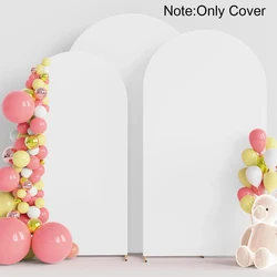 Wedding Arch Cover Arch Backdrop Cover Spandex Fitted Arch Cover for Wedding Birthday Festival Party (Without Shelf)