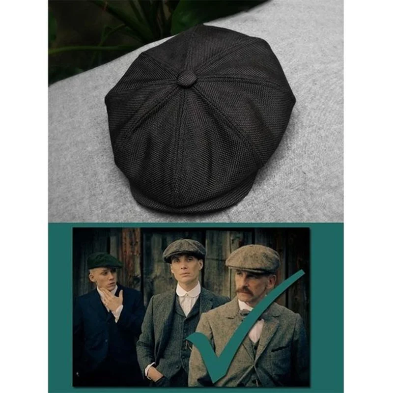 New beret hat Gatsby octagonal hats Retro British Newsboy cap Men and women Outdoor Universal Casual caps