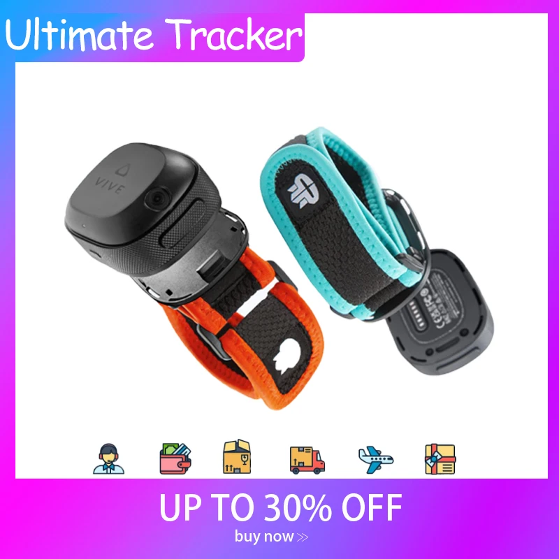 HTC Vive Ultimate Tracker & Rebuff Reality Trackstraps