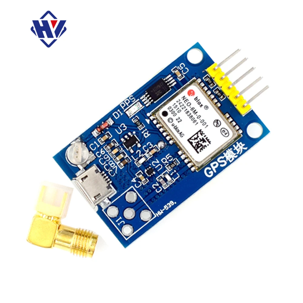 GPS module NEO-6M positioning 51 single chip microcomputer for arduino with micro USB interface microcontroller 6 7m satellite