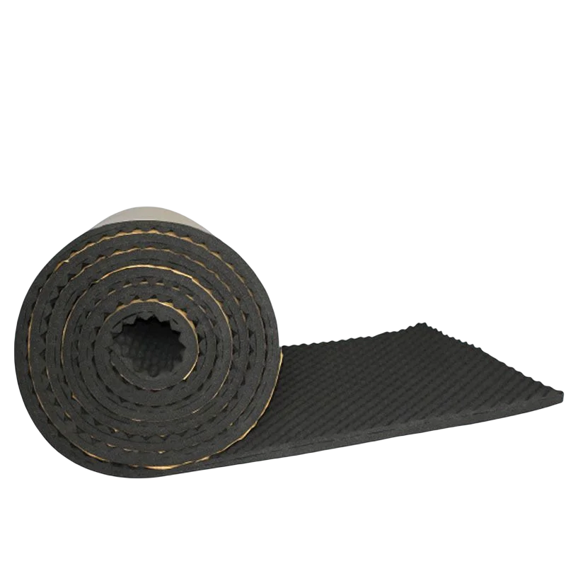100/200/300/400cm*50 Car Acoustic Insulation Wave Foam Sound Deadening Absorption Mat Heat Deadener Cotton Insulation