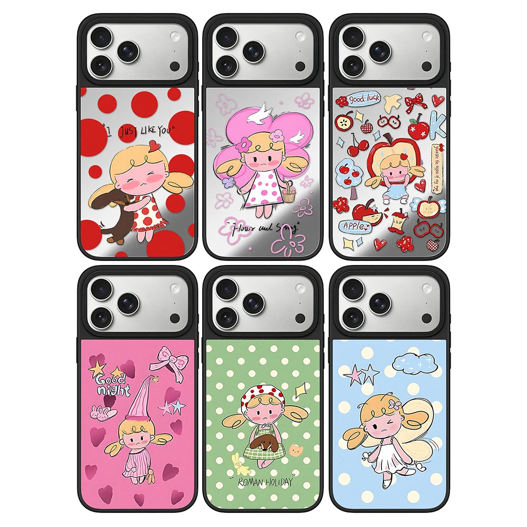 6082426 Mirror Surface Magnetic Phone Case Cover for IPhone 13 14 15 16 17 18 Pro Max Case
