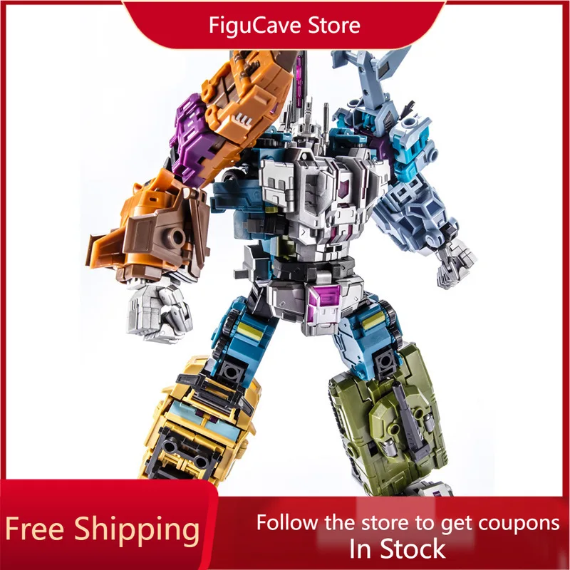 

Трансформирующиеся игрушки Pocket Huntian: Набор-комбо «Бог Войны» — машинка, фигурка, модель робота «Пять в одном» для мальчиков