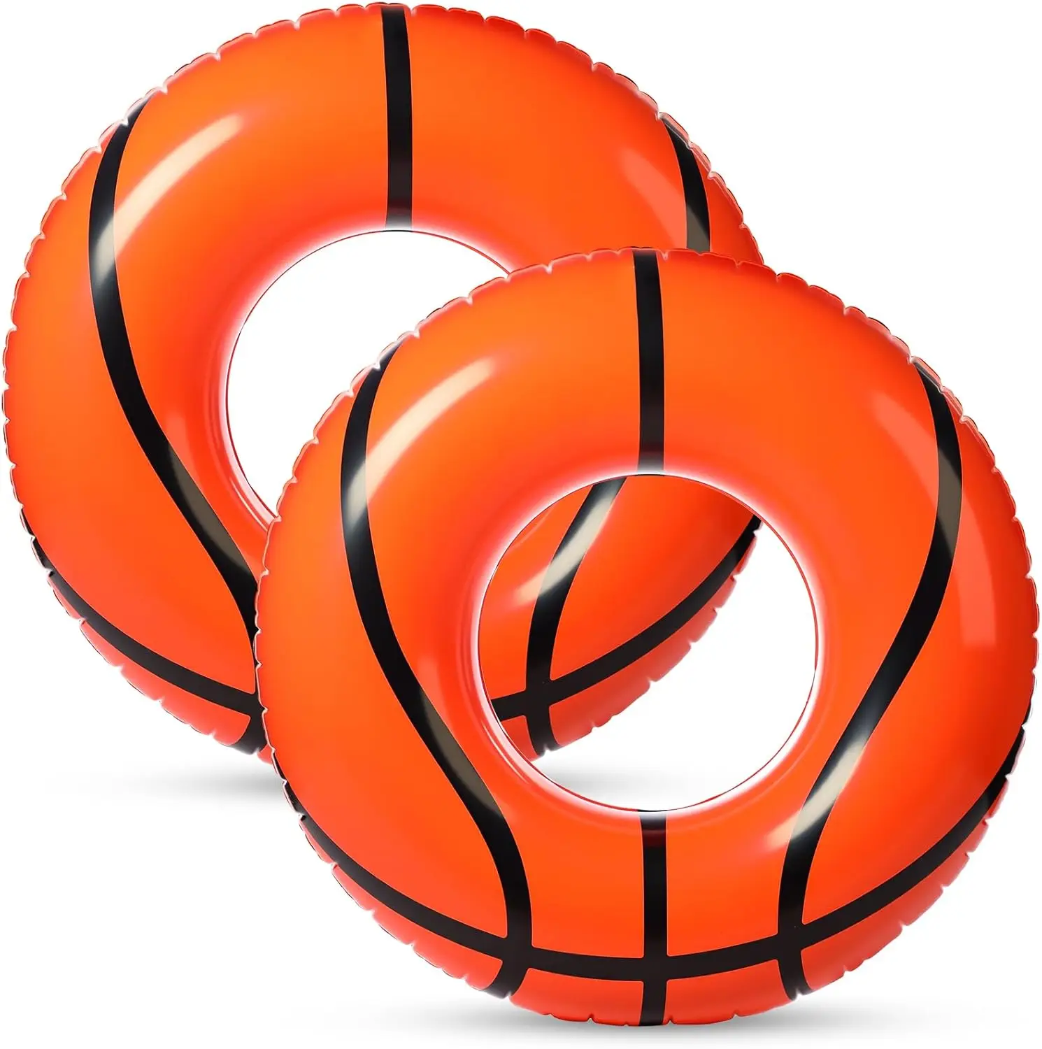 

2 Pcs Inflatable Pool Floats Adult Size Inflatable Floats Swimming Pool Ring Beach Sports Party Lake Use