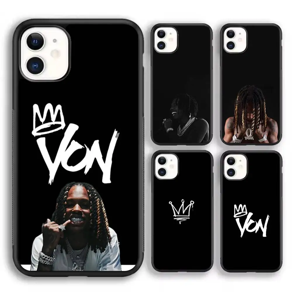 

Raper K-King Von Phone Case Strong Magnetic For IPhone 16 15 14 13 Pro Max 11 12 Mini