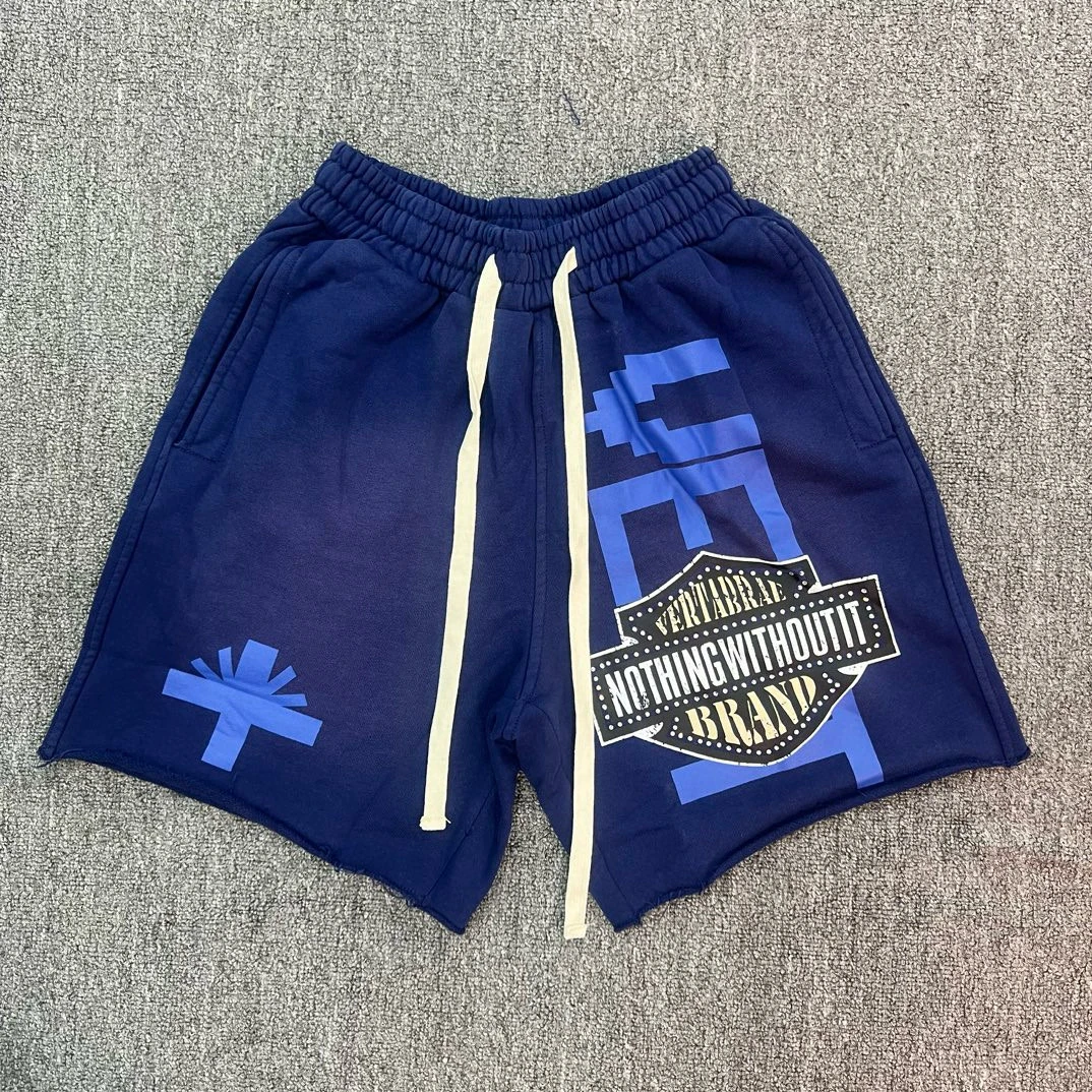 

2024 New Vvertabrae Sweat orts Faionable Waed Look Casual Loose Fit mid High Waist Five Inch Length Urban Sle orts