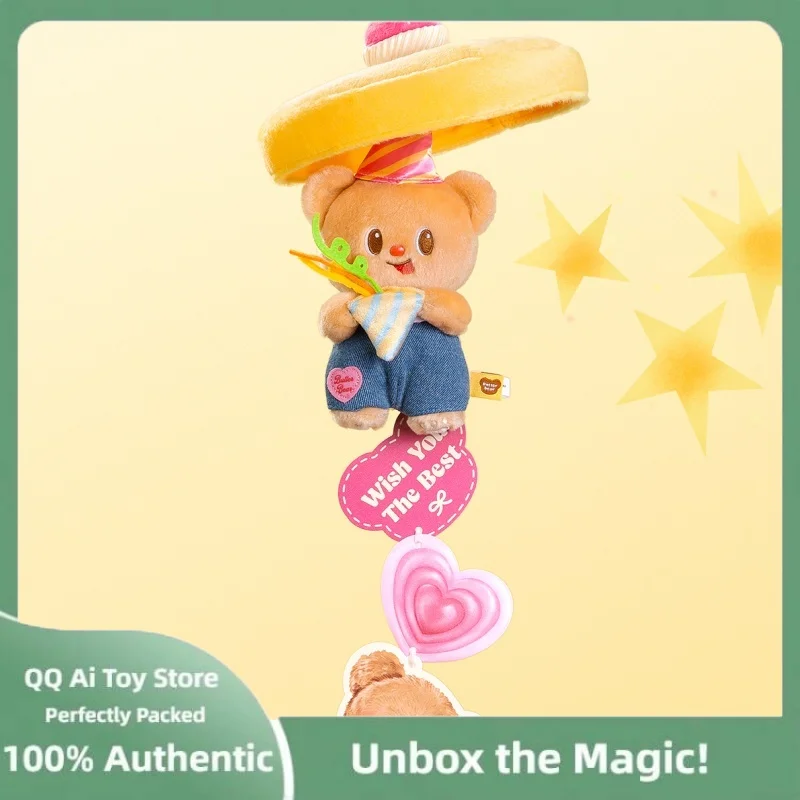 新品本物のバターベアぬいぐるみギフトセット - 柔らかく心温まるテディキーホルダー、子供や友達へのかわいい誕生日プレゼント、クリスマスプレゼント