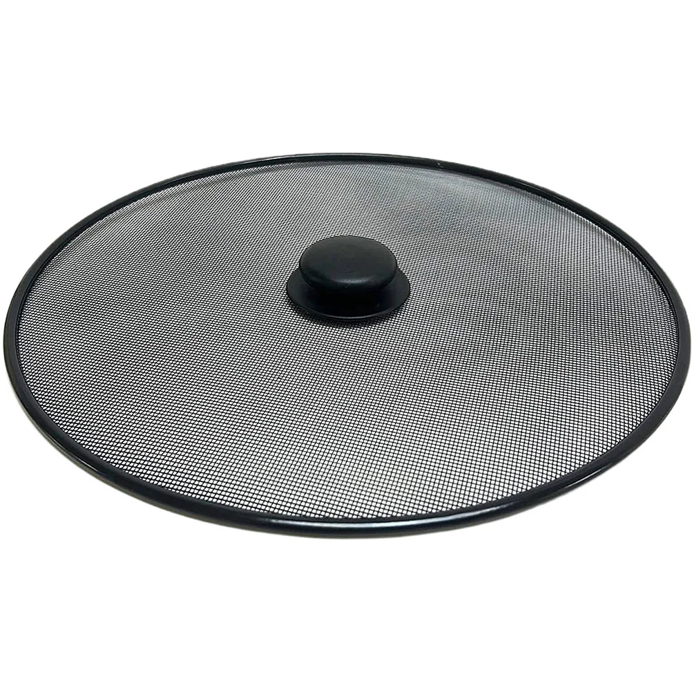 Stainless Steel 33cm Anti Splash Lid Splatter Guard for Frying Pan Stove Top Grease Screen Oil Catcher Pot Lid