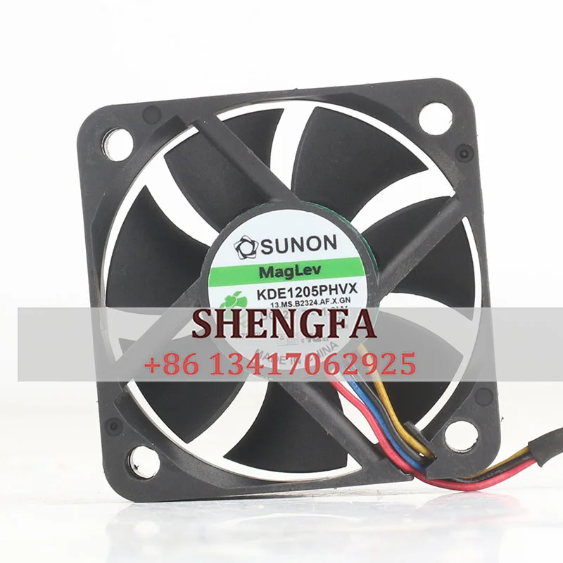 

New original SUNON 5CM 5015 DC12V 1.9W/2.6W KDE1205PHVX 4-wire 50x50x15MM temperature control CPU cooling fan