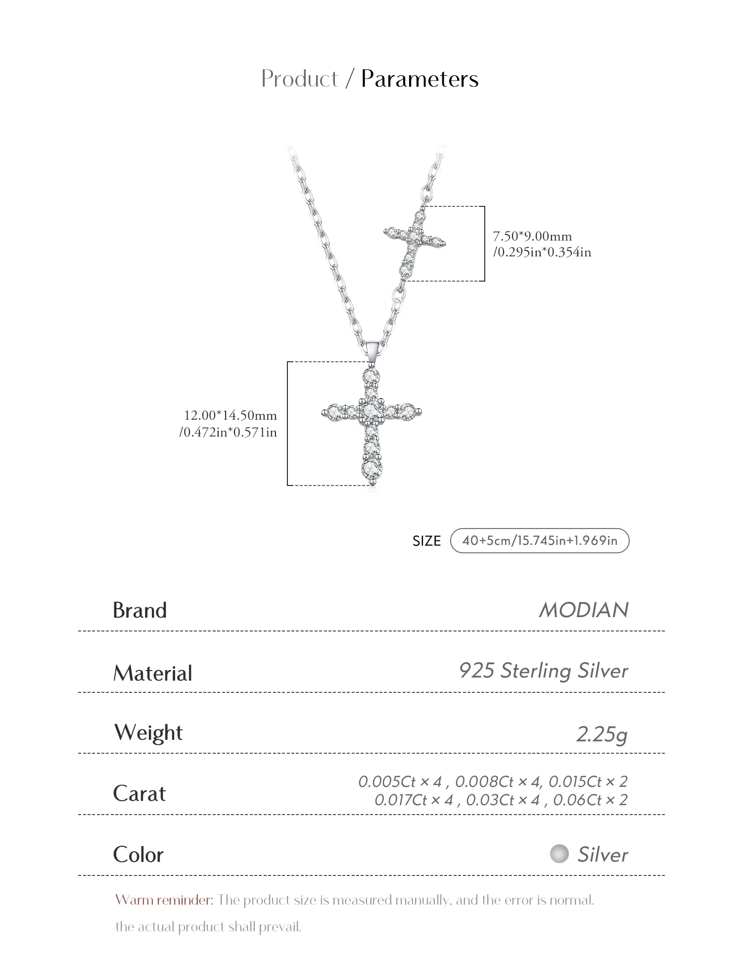 MODIAN Lab Diamond Moissanite Double Layer Stars Necklace 925 Sterling Silver Twist Line Pendant Necklace For Women Fine Jewelry