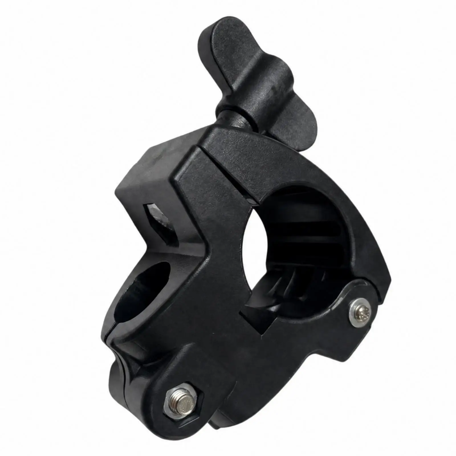 Drum Rack Clamp 38mm to 22mm Mounting Adapter for Electric Drum Set Frame with Hand Operated Wing Knob