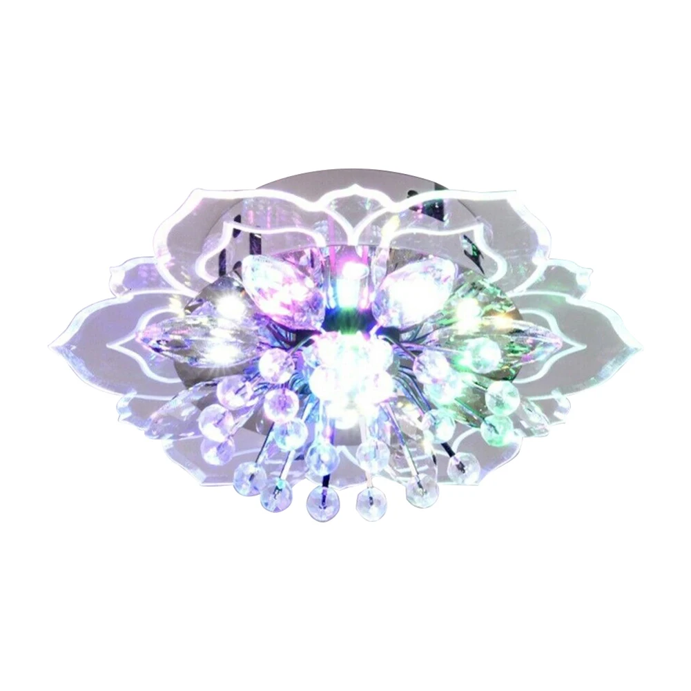 Modern Chandelier LED Crystal Ceiling Pendant Lamp for Living Room Bedroom Chandelier Kitchen Decoration Light